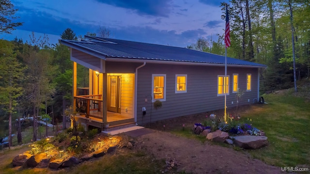 509 Red Rd, Michigamme, MI 49861 - view of property exterior featuring metal roof