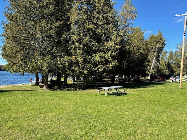 5316 Birchwood Ave, Gladwin, MI 48624 - view of property's community featuring a yard and a water view