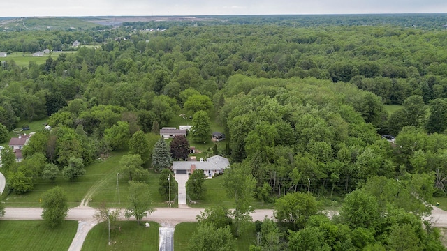 37207 27 Mile Rd, Roads, Lenox, MI 48048 - drone / aerial view of a forest