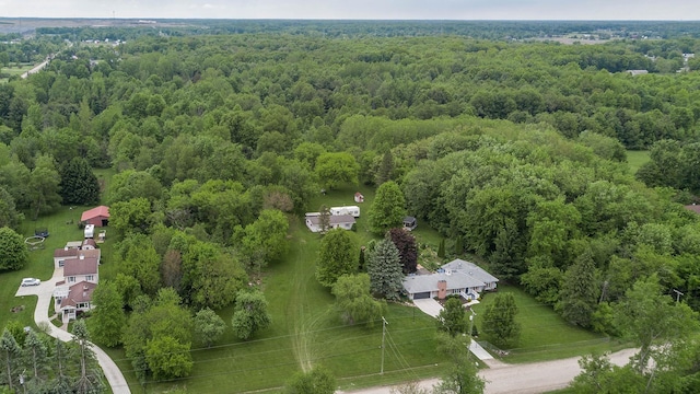 37207 27 Mile Rd, Roads, Lenox, MI 48048 - aerial view of property and surrounding area featuring a forest