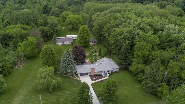 37207 27 Mile Rd, Roads, Lenox, MI 48048 - view of subject property featuring a heavily wooded area