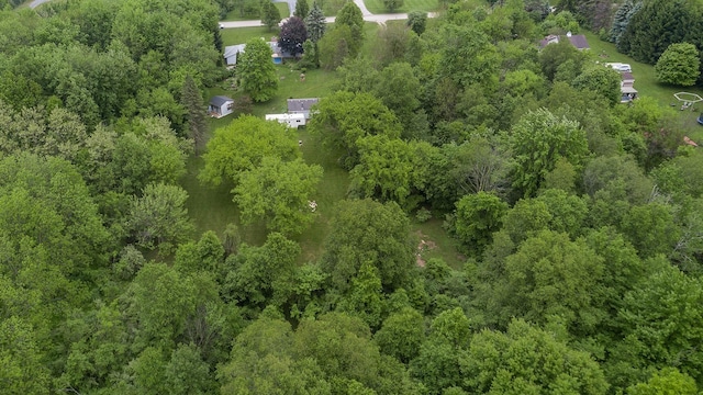 37207 27 Mile Rd, Roads, Lenox, MI 48048 - aerial view of property and surrounding area featuring a heavily wooded area