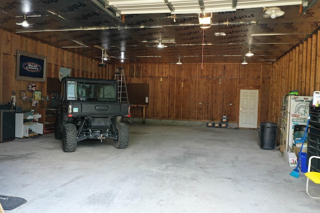 237 S Allen Rd, Saint Clair, MI 48079 - garage with wood walls
