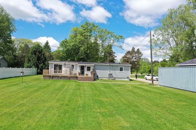 237 S Allen Rd, Saint Clair, MI 48079 - back of house with a deck