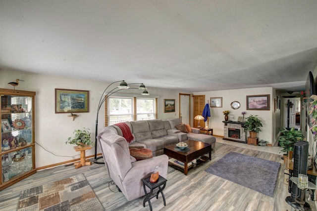 237 S Allen Rd, Saint Clair, MI 48079 - living area featuring light wood-style flooring and baseboards