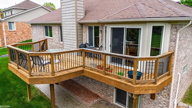 518 Lexington Dr, Rochester Hills, MI 48307 - view of wooden deck