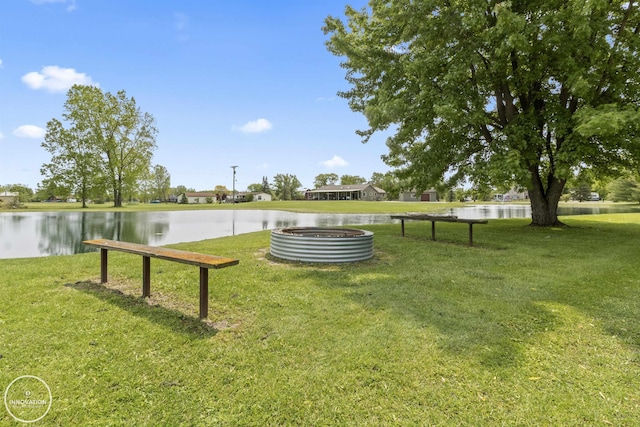 7360 Frith Rd, Saint Clair, MI 48079 - view of community featuring a water view and a lawn