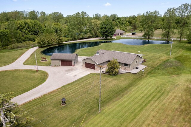 7360 Frith Rd, Saint Clair, MI 48079 - drone / aerial view of a large body of water