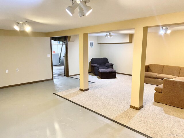 47275 Green Acres Rd, Houghton, MI 49931 - finished basement with baseboards