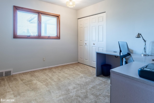 38044 Seaway Ct, Harrison Twp, MI 48045 - home office with carpet flooring and baseboards
