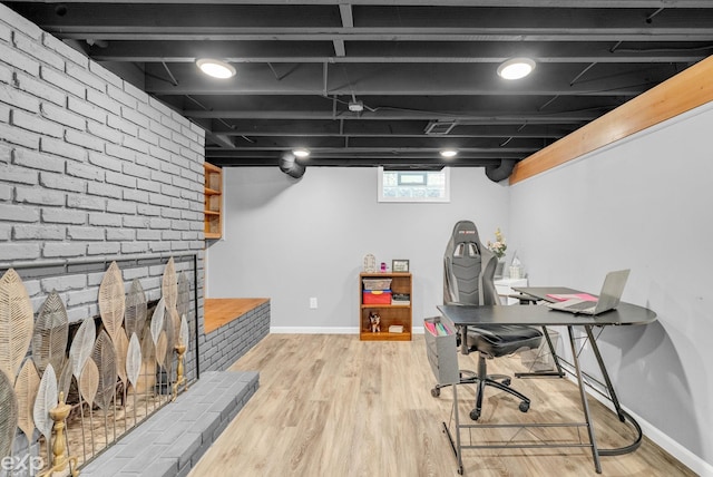 3365 Hickory Ln, Port Huron, MI 48060 - office space featuring wood finished floors and baseboards