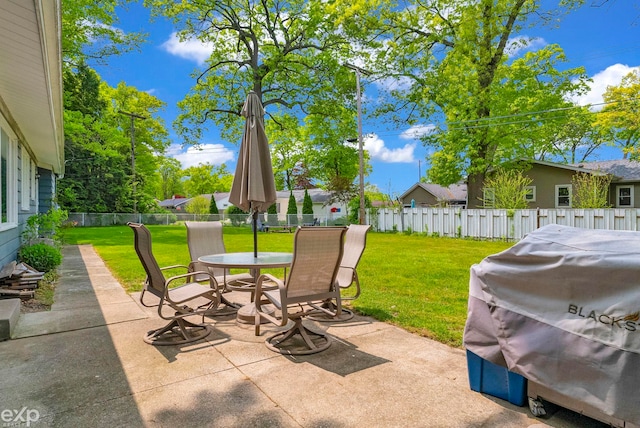 3365 Hickory Ln, Port Huron, MI 48060 - view of patio / terrace featuring grilling area and outdoor dining space