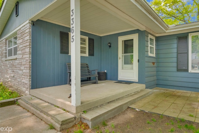 3365 Hickory Ln, Port Huron, MI 48060 - doorway to property with covered porch