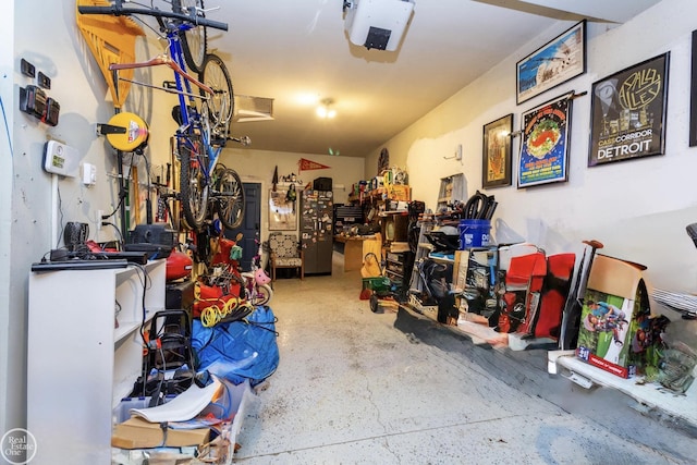 28815 Coleridge St, Harrison Twp, MI 48045 - garage featuring a garage door opener