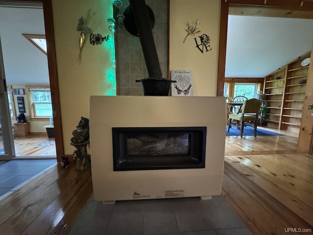 5452 W N Island Lake Rd, Hurley, WI 54534 - detailed view of wood finished floors and built in features