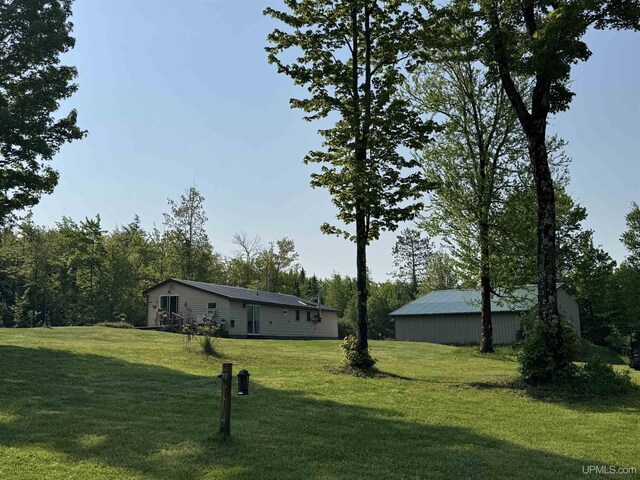 5452 W N Island Lake Rd, Hurley, WI 54534 - view of grassy yard