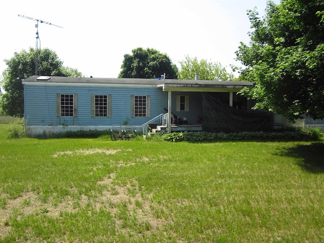 1984 E Marlette Rd, Applegate, MI 48401 - view of front of property with a front yard