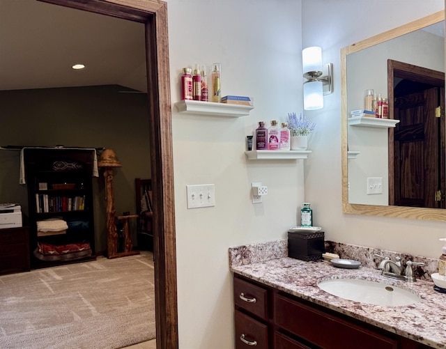 6223 E Townline Lake Rd, Harrison, MI 48625 - bathroom with vanity