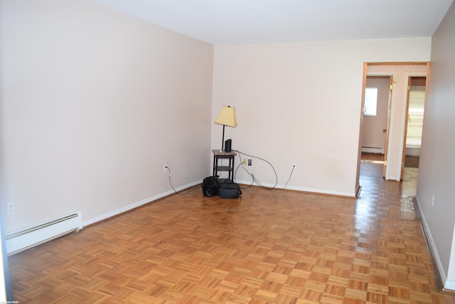 22800 Beaconsfield Ave, Eastpointe, MI 48021 - unfurnished room with a baseboard radiator, a baseboard heating unit, and baseboards