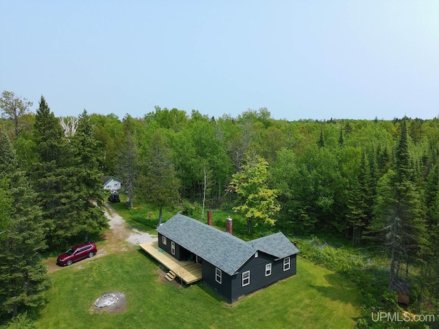 2731 W Jones Rd, Gulliver, MI 49840 - view of subject property with a forest