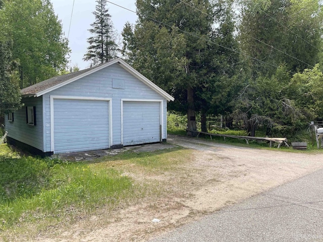 2731 W Jones Rd, Gulliver, MI 49840 - view of detached garage