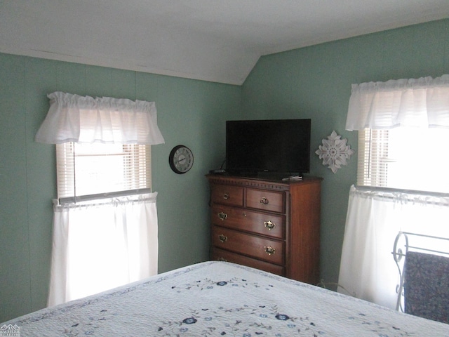 337 N 2nd St, Marine City, MI 48039 - bedroom with multiple windows and lofted ceiling