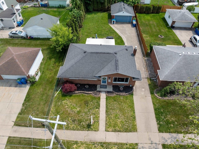 13040 Common Rd, Warren, MI 48088 - aerial perspective of suburban area