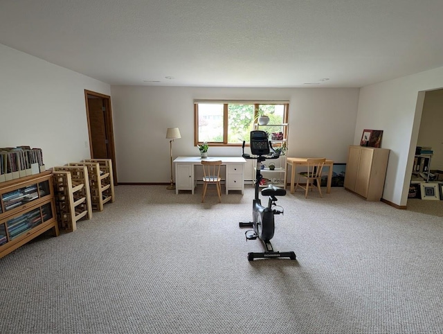 5663 Macintosh Dr, Bay City, MI 48706 - workout room featuring carpet flooring and baseboards