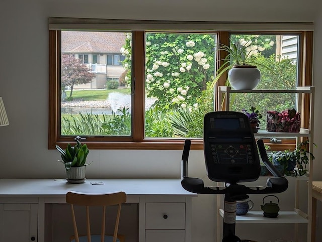 5663 Macintosh Dr, Bay City, MI 48706 - home office with plenty of natural light