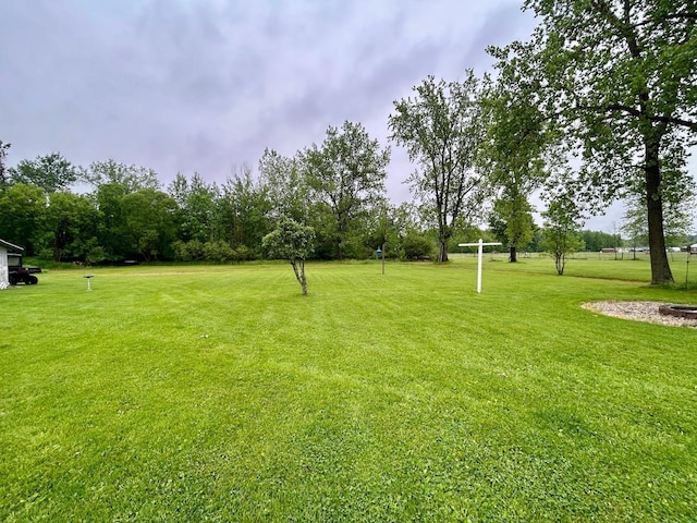 6586 N Coleman Rd, Coleman, MI 48618 - view of green lawn