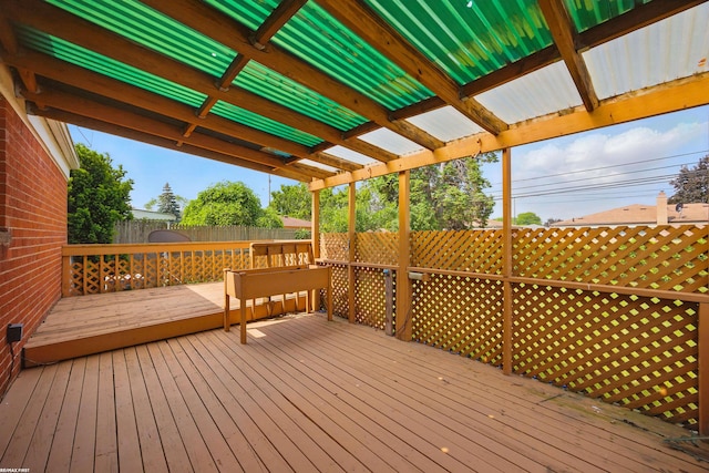 31565 Hayes Rd, Warren, MI 48088 - wooden deck featuring a fenced backyard