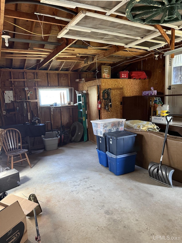 8096 Garth Point 25.25 Ln Rd, Rapid River, MI 49878 - view of garage