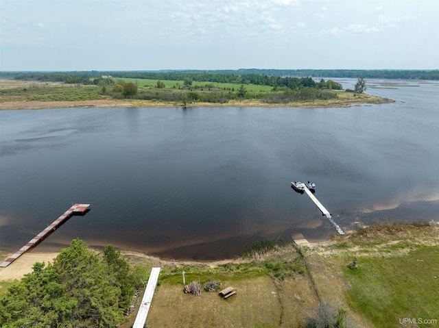8096 Garth Point 25.25 Ln Rd, Rapid River, MI 49878 - drone / aerial view of a nearby body of water