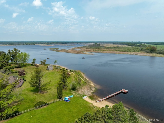 8096 Garth Point 25.25 Ln Rd, Rapid River, MI 49878 - bird's eye view of a large body of water