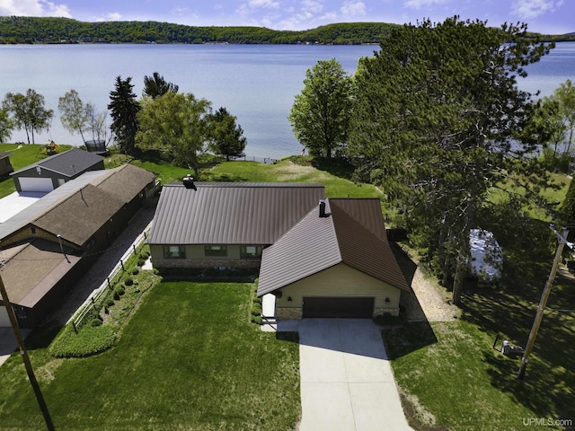 1426 Washington St, Munising, MI 49862 - view from above of property featuring a nearby body of water