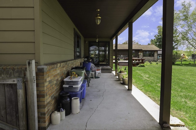 1426 Washington St, Munising, MI 49862 - view of patio / terrace