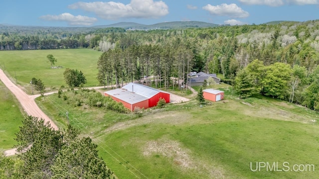 W5716 Warner Ln, Norway, MI 49870 - overview of rural landscape featuring a forest
