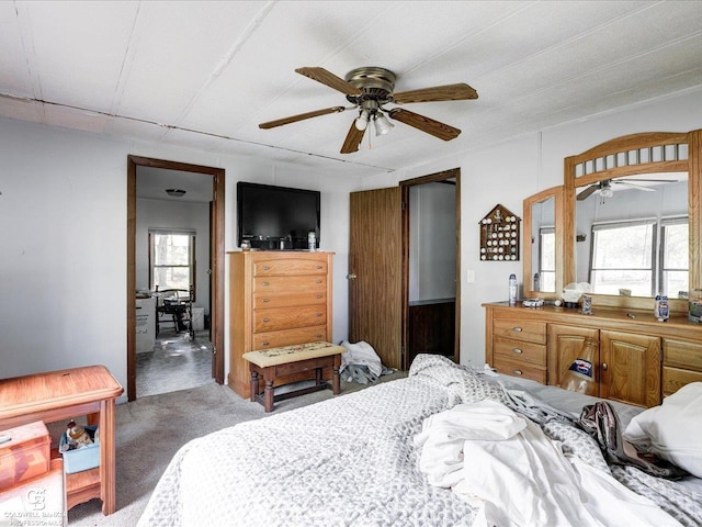7150 Denissen St, Lexington, MI 48450 - bedroom featuring carpet floors and a ceiling fan