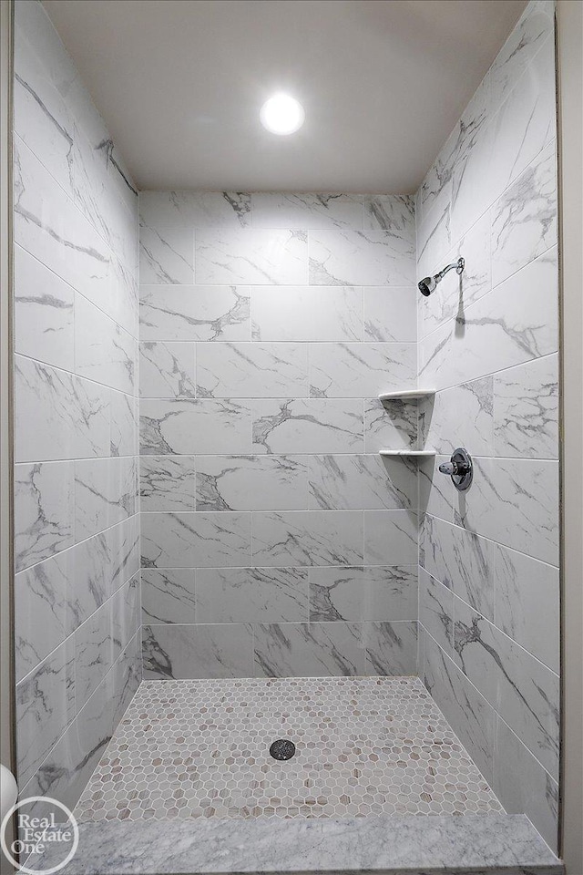 3091 Bridgewater Rd Unit # 28, Auburn Hills, MI 48326 - bathroom featuring a tile shower