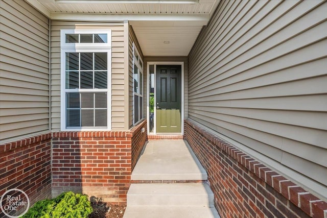 3091 Bridgewater Rd Unit # 28, Auburn Hills, MI 48326 - entrance to property featuring a porch and brick siding