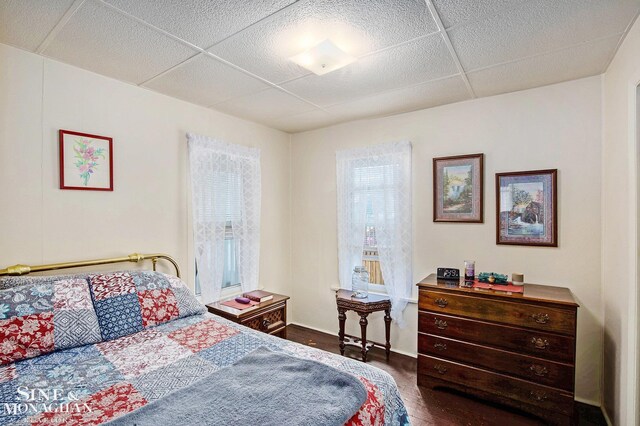 1317 Oak St, Port Huron, MI 48060 - bedroom with a paneled ceiling