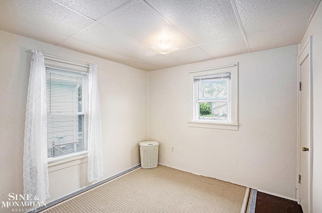 1317 Oak St, Port Huron, MI 48060 - unfurnished bedroom with a drop ceiling