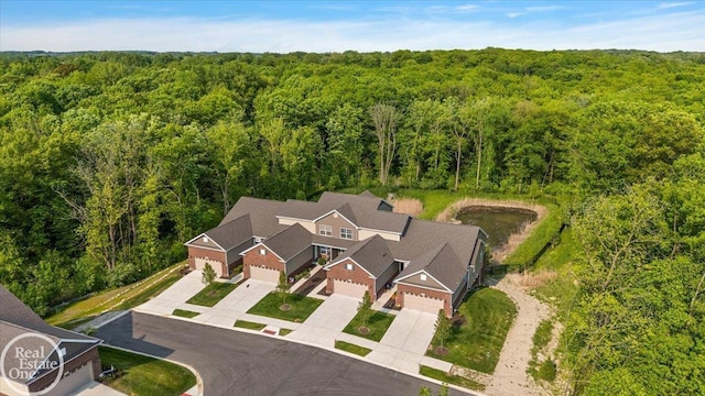 3095 Bridgewater Rd Unit # 30, Auburn Hills, MI 48326 - view of subject property with a heavily wooded area