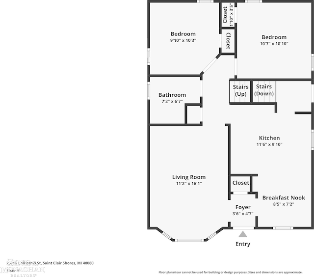 23016 California St, Saint Clair Shores, MI 48080 - room layout