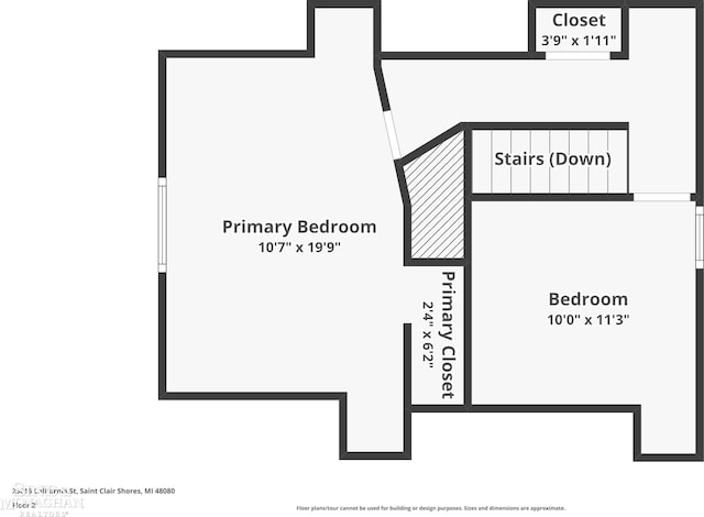 23016 California St, Saint Clair Shores, MI 48080 - room layout