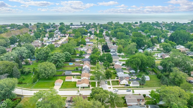 22301 Saint Gertrude St, Saint Clair Shores, MI 48081 - aerial view of property's location featuring nearby suburban area and a nearby body of water
