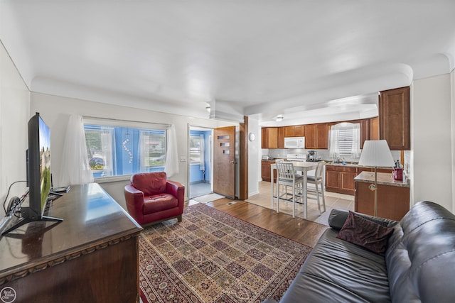 22301 Saint Gertrude St, Saint Clair Shores, MI 48081 - living area featuring light wood finished floors