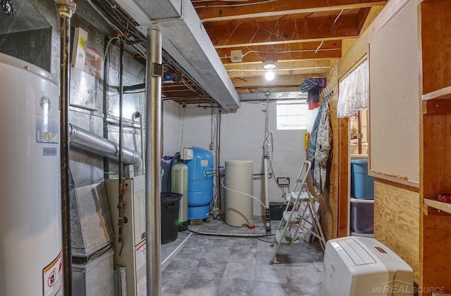 14810 28 Mile Rd, Washington, MI 48094 - basement with a water pressure tank