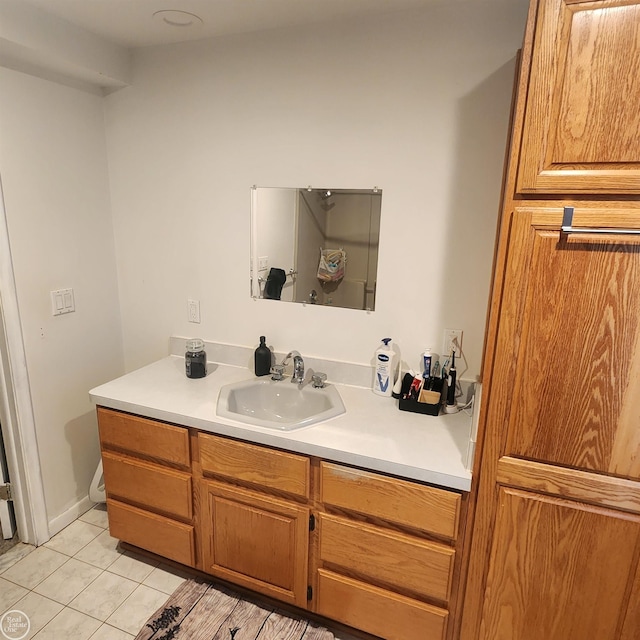 76540 Andrews Rd, Richmond, MI 48062 - bathroom with vanity and tile patterned flooring