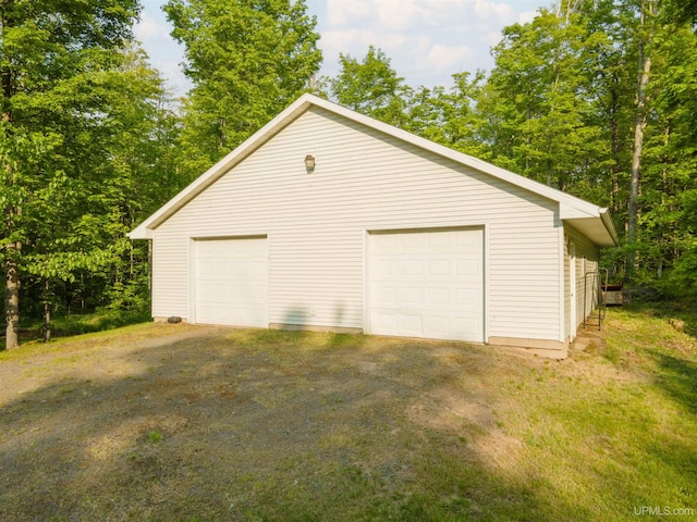 12826 Section 16 Rd, Watton, MI 49970 - view of detached garage